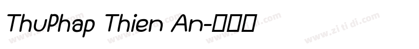 ThuPhap Thien An字体转换